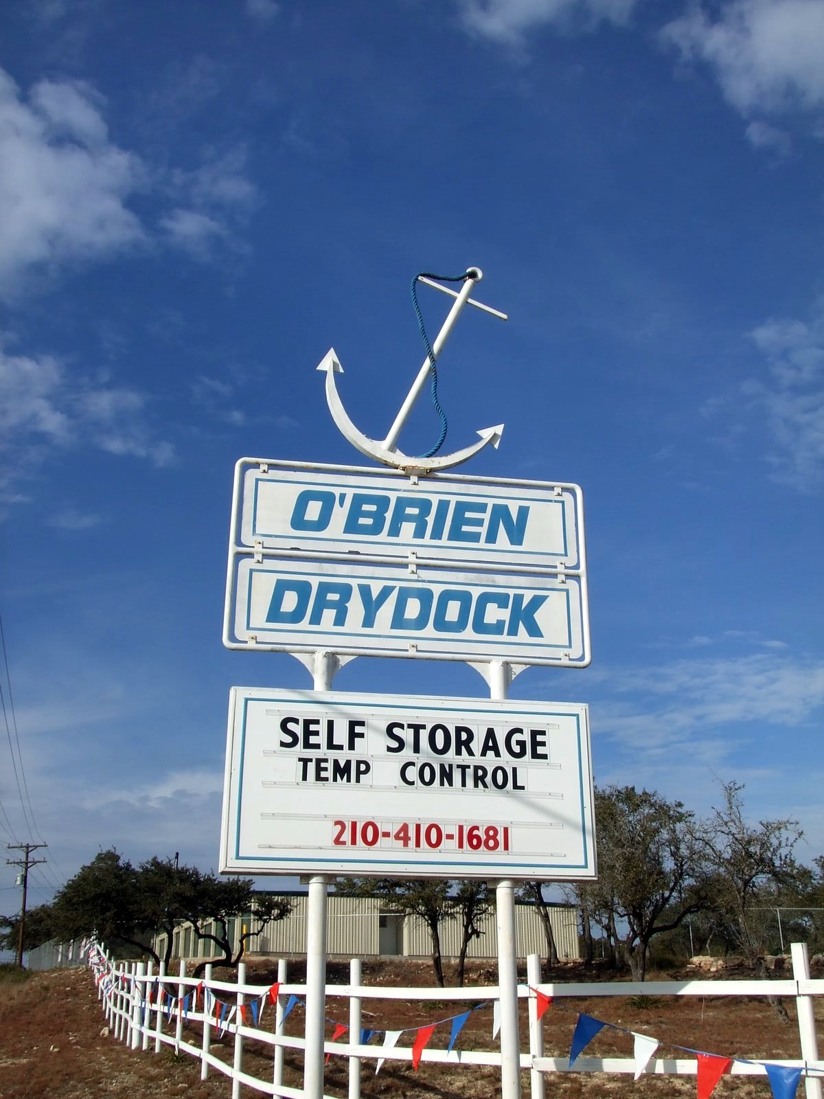 O'Brien Drydock Sign